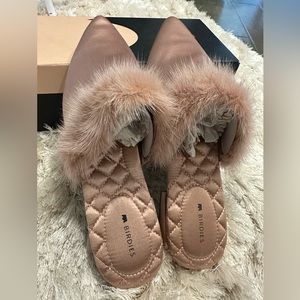 Brand New Birdies Flats in the color French Rose